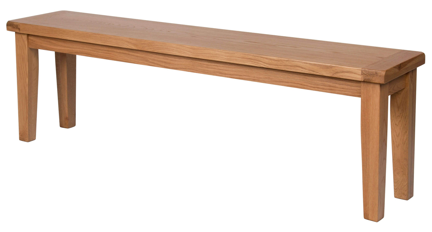 Banc long rustique