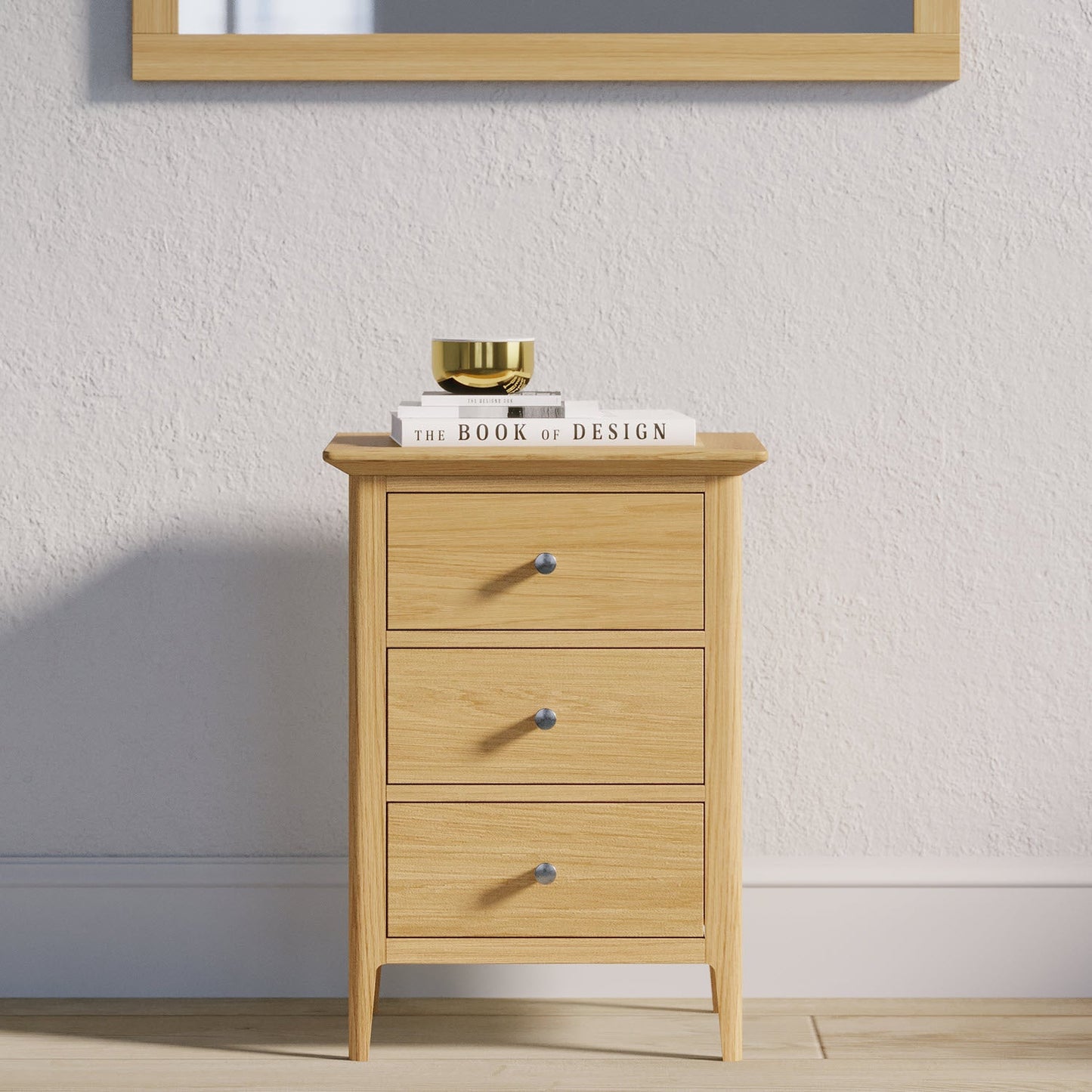 Waverley Small 3 Drawer Bedside Cabinet
