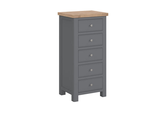 Camden Slate 5 Drawer Chest