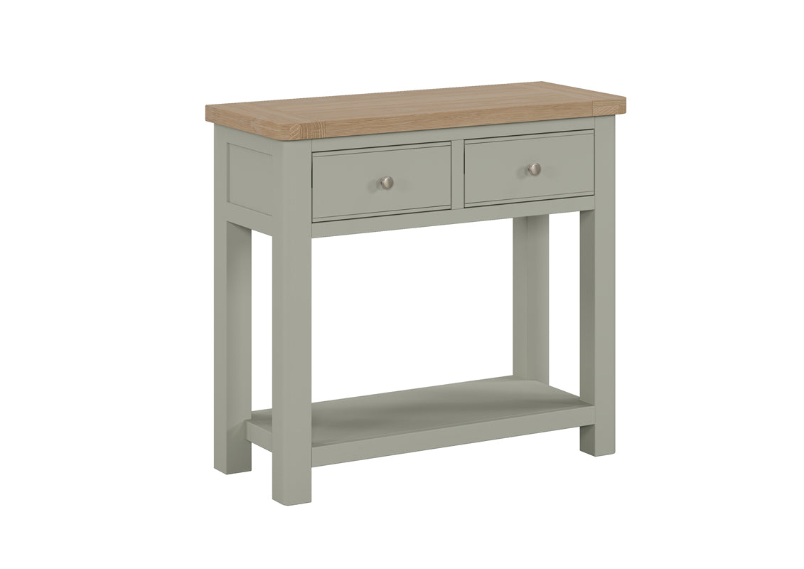 Camden Sage 2 Drawer Console Table
