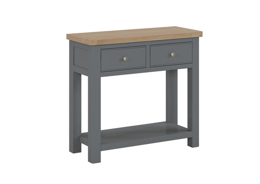 Camden Slate 2 Drawer Console Table