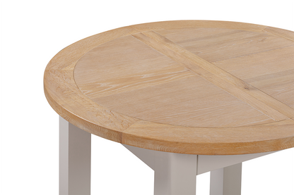 Camden Putty Round Extending Table 110-150
