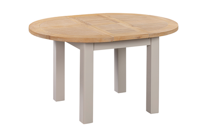 Camden Putty Round Extending Table 110-150