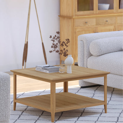 Waverley Square Coffee Table with Shelf