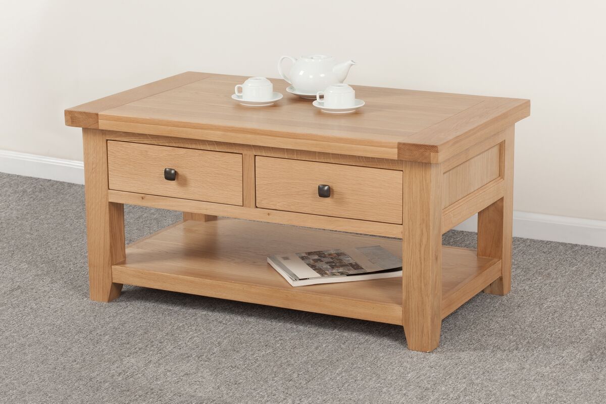 Cotswold Coffee Table 2 Drawers