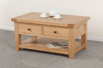 Cotswold Coffee Table 2 Drawers