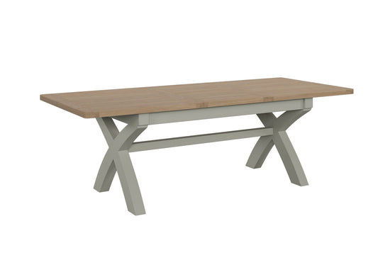 Camden Sage Cross Leg Extending Table 180cm - 240cm