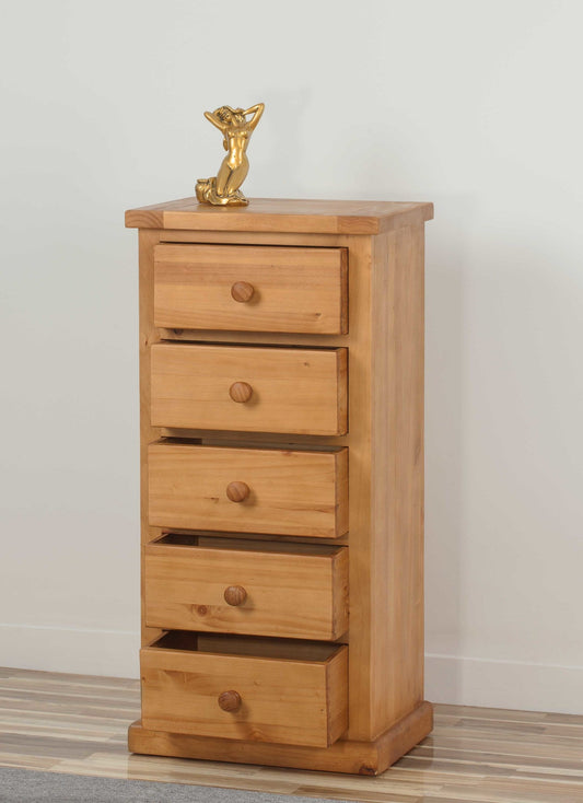 Rutland 5 Drawer Narrow