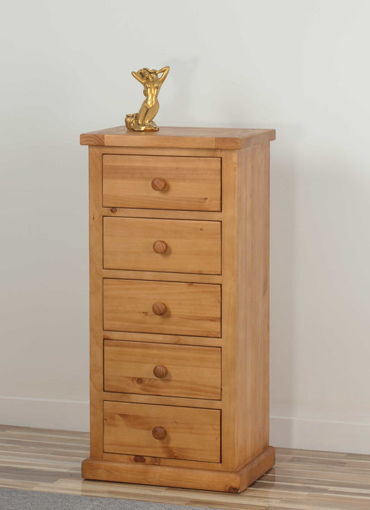 Rutland 5 Drawer Narrow