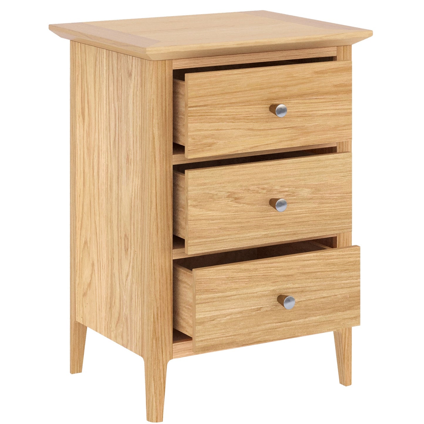 Waverley Small 3 Drawer Bedside Cabinet