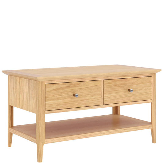 Waverley 2 Drawer Coffee Table with Shelf