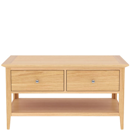 Waverley 2 Drawer Coffee Table with Shelf