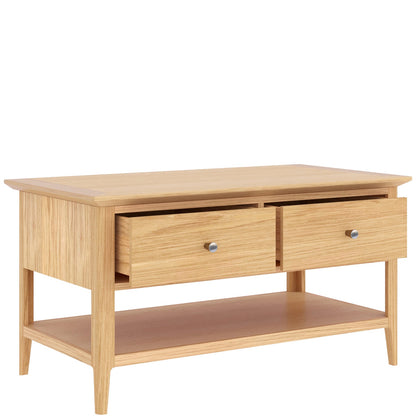 Waverley 2 Drawer Coffee Table with Shelf