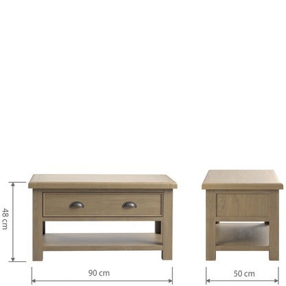 Salisbury Coffee Table with Drawers