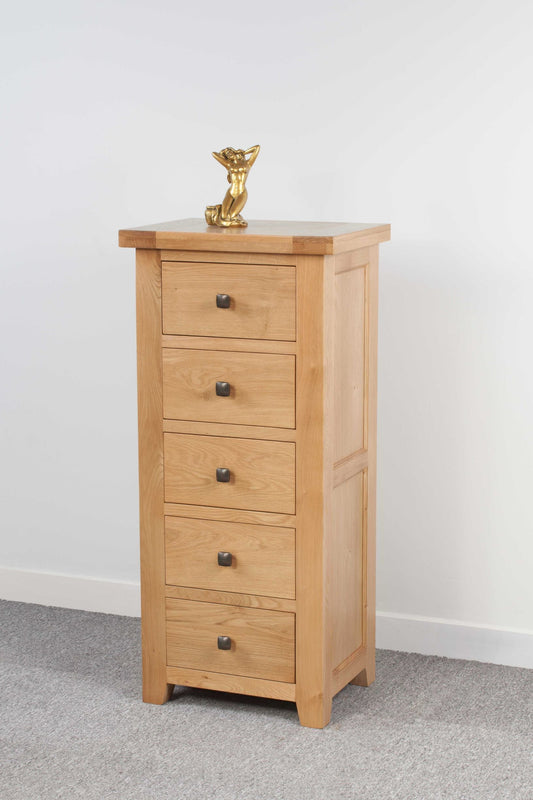 Cotswold 5 Drawer Narrow