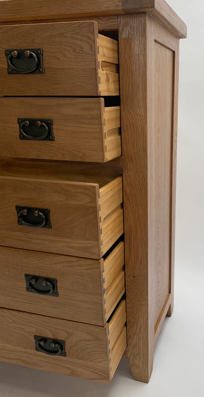 Rustic 4 over 3 Chest of Drawers