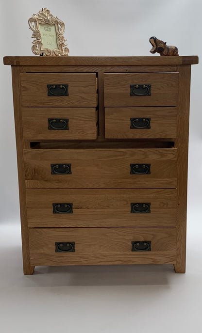 Rustic 4 over 3 Chest of Drawers
