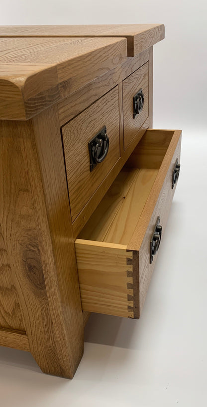 Rustic Small Storage Coffee Table