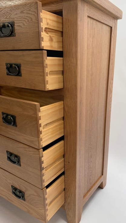 Rustic 4 over 3 Chest of Drawers