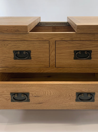 Rustic Small Storage Coffee Table