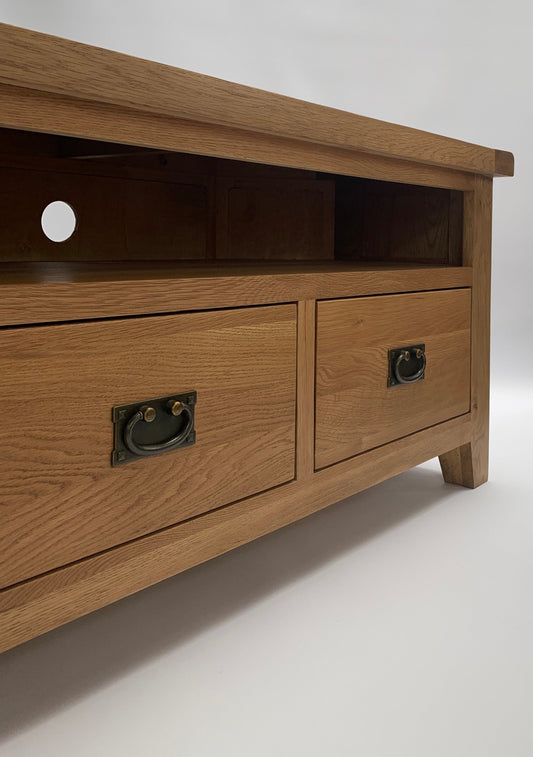 Rustic Corner TV Unit