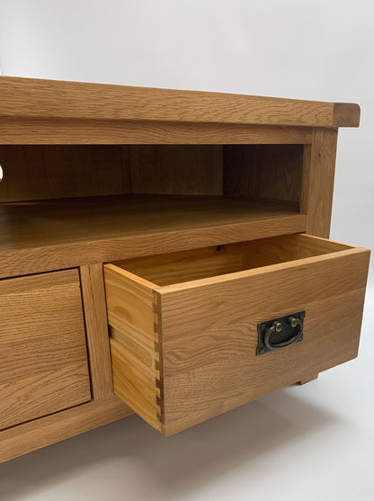 Rustic Corner TV Unit