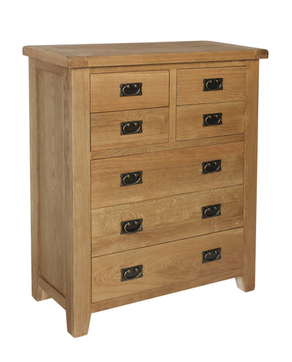 Rustic 4 over 3 Chest of Drawers