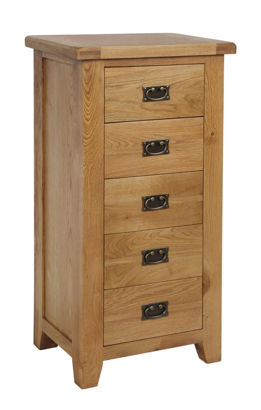 Commode rustique à 5 tiroirs