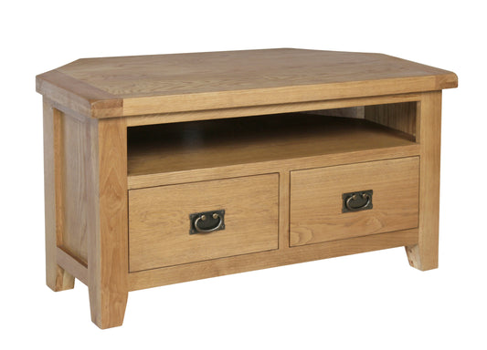 Rustic Corner TV Unit