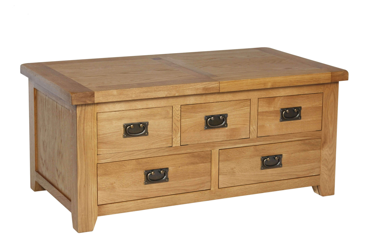 Rustic Large Storage Coffee Table