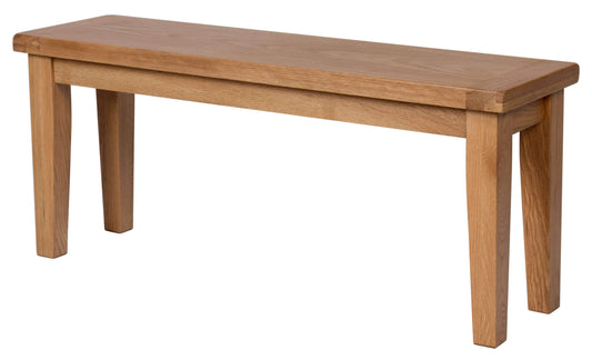 Banc court rustique